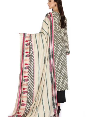 Nishat 3pc Printed Khaddar