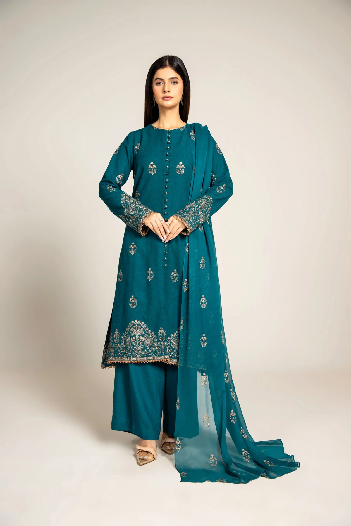 Bareeze 3pc Cotton Karandi Bareeze 3pc Cotton Karandi