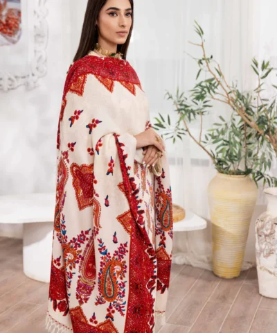 Nishat 3pc Printed emb Khaddar