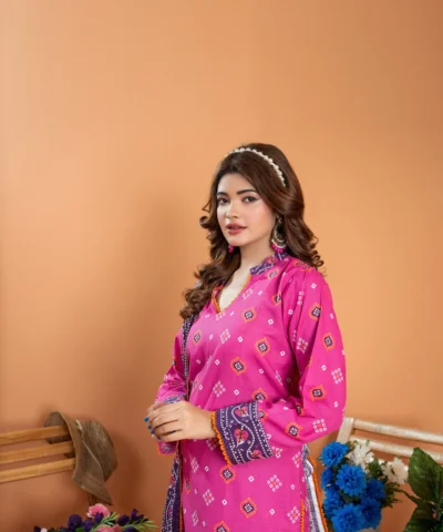 Zesh 3pc Printed Khaddar